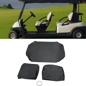 Tokinng staple-on seat cover close-up shows microfiber leather texture and durability