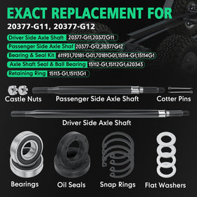 Tomanic lip seal for rear axle protects gear oil while keeping contaminants out
