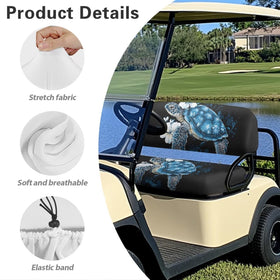 Designed for Club Car split benches with a snug secure fit.