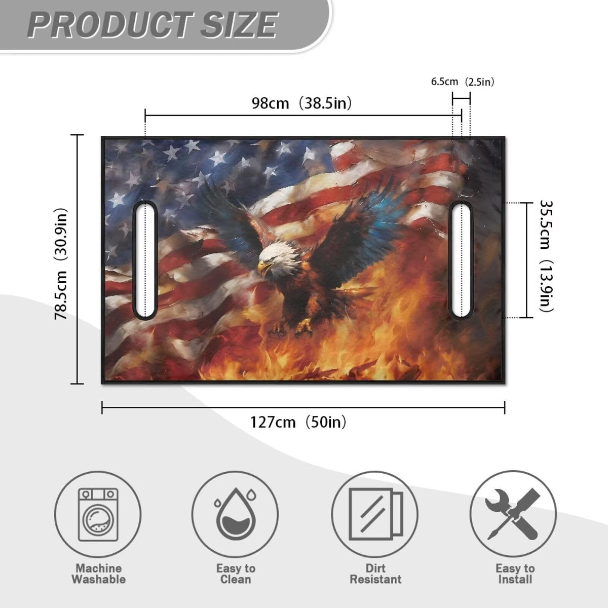 Tomeusey Eagle Fire gift-ready blanket combines style and practicality.