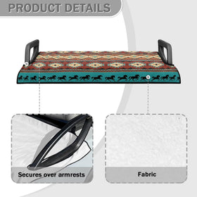Tomeusey universal 2-person seat blanket fits most carts with soft padding.