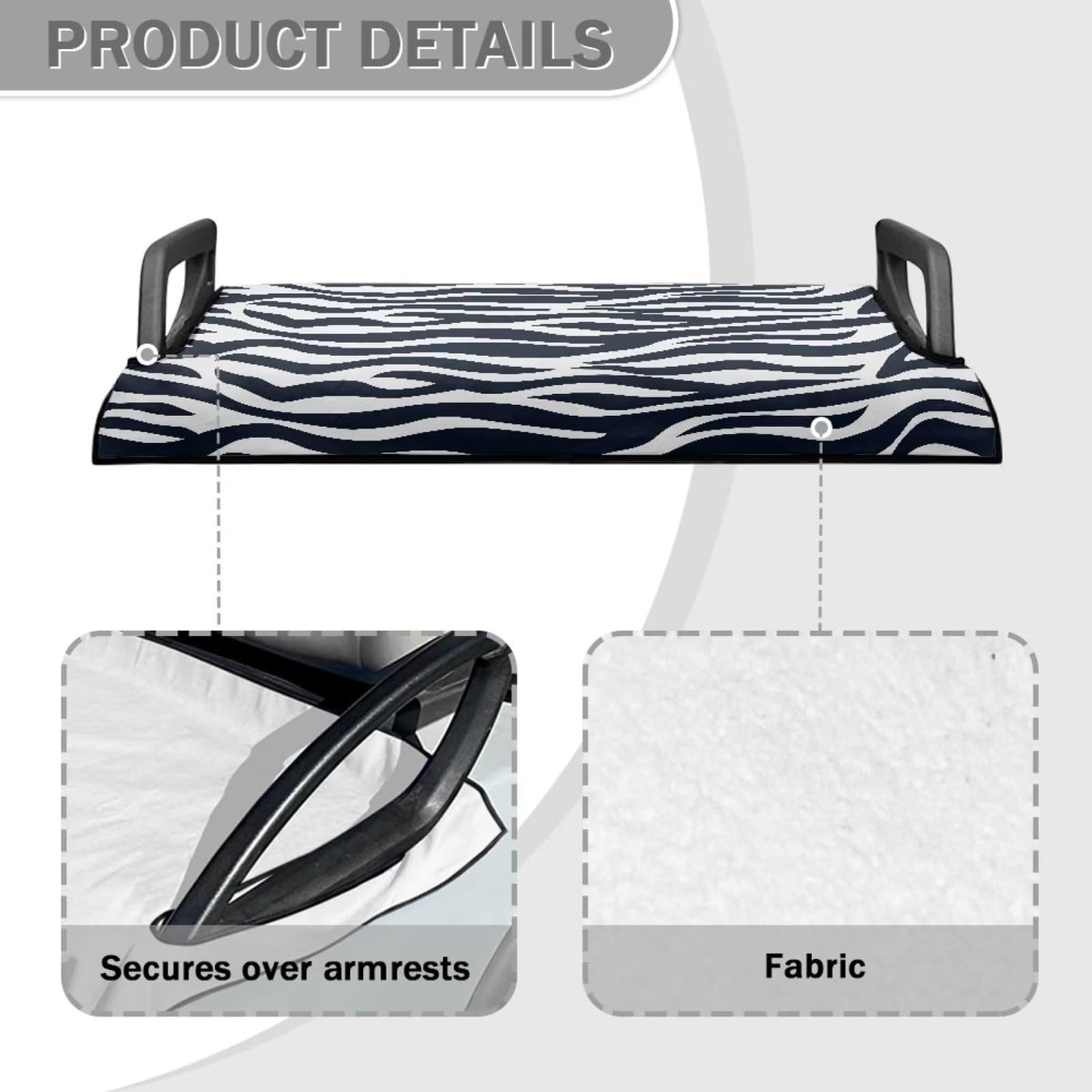 Tomeusey waterproof seat cover material protects seats in rain, snow, and spills.