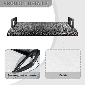 Tomeusey waterproof seat cover shields from rain and spills.