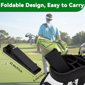 Tonchean universal-fit golf bag rack holding cart and stand bags