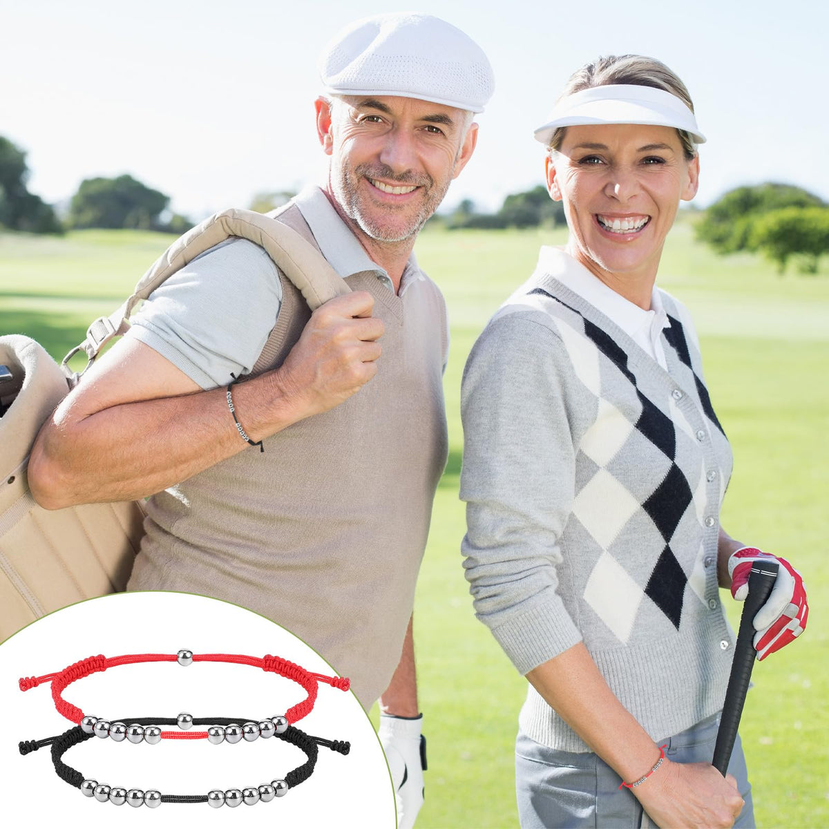 Tondiamo gift-ready golf bracelet ideal for golf enthusiasts