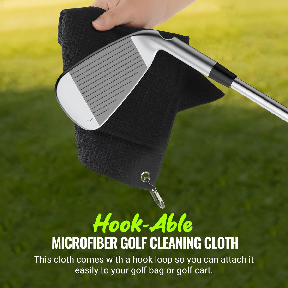TonGass kit safe for stainless steel, chrome and titanium clubs.