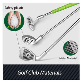 Tontiaty Kids Golf Holes with Flags highlight indoor-outdoor play options.