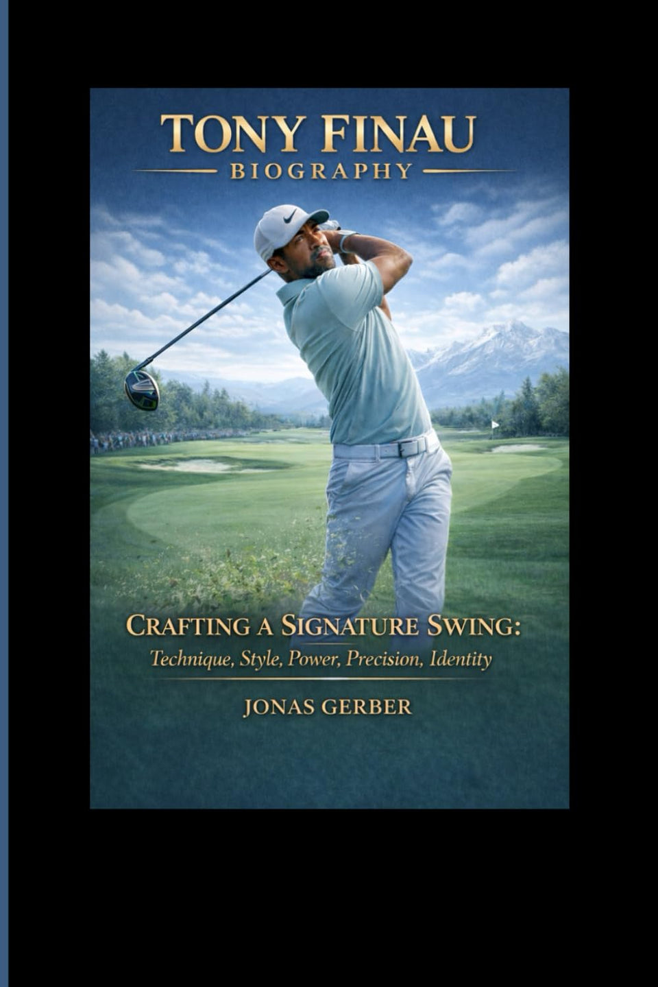 Tony Finau biography cover shows signature swing for learners seeking technique insights.