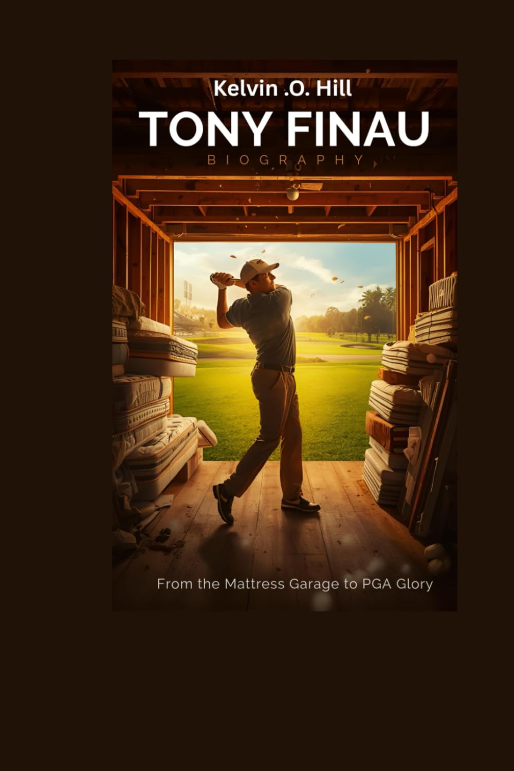 Tony Finau Biography cover highlighting an inspirational golf journey for fans