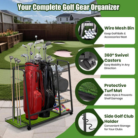 TooCust golf bag storage rack club hanger for quick access to putters