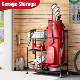 TOOLF durable golf equipment storage with organized sections