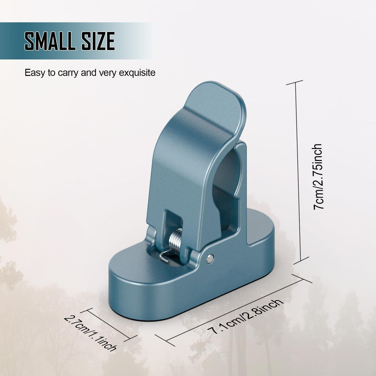 TOPFROP high-strength-magnetic-clip keeps your ciggy in place on windy days.