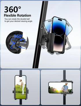 TopGo anti-slip silicone protection prevents slips on the golf cart shaft.