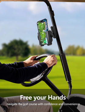 TopGo durable magnet system provides steady hold on rough fairways.