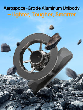 TOPGO magnetic mount on golf shaft keeps phone accessible and hands-free