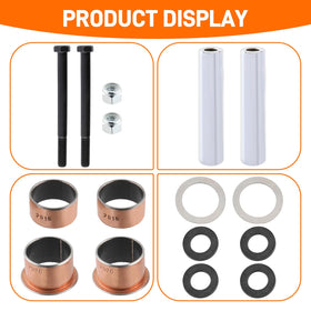 Topkidame spindle king pins kit includes screws, nuts, and washers for easy install