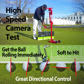 TOP SPIN Tour Feel Blade gooseneck improves aiming and impact control