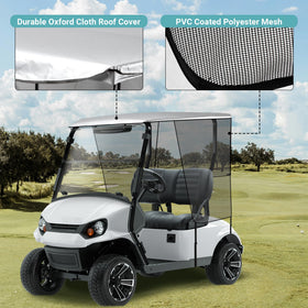 Toriexon easy-install design with buckles ensures secure fit on Yamaha golf carts.