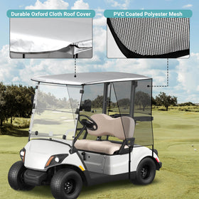 Toriexon vinyl-mesh sides providing ventilation and UV resistance
