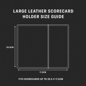 Interior microfiber lining protects the scorecard inside the TORRO holder.
