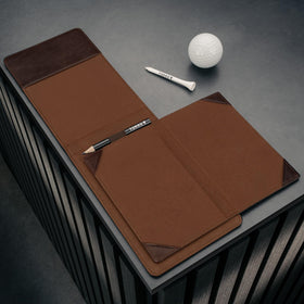 TORRO yardage book fit demonstrates standard size compatibility