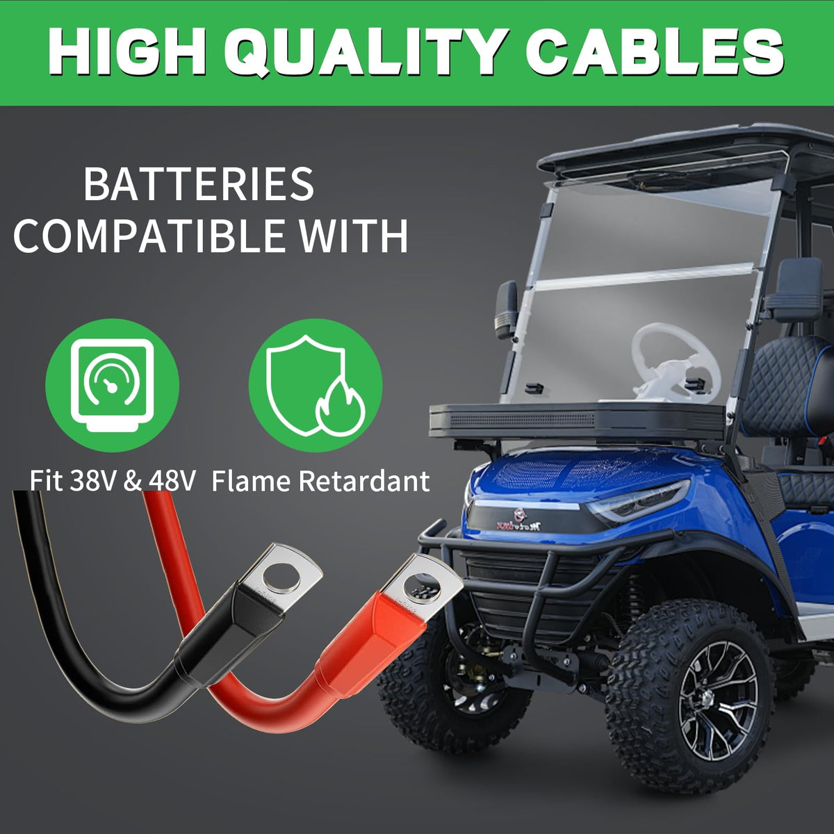 TOTITOM 36V/48V compatibility for Club Car DS and similar models.