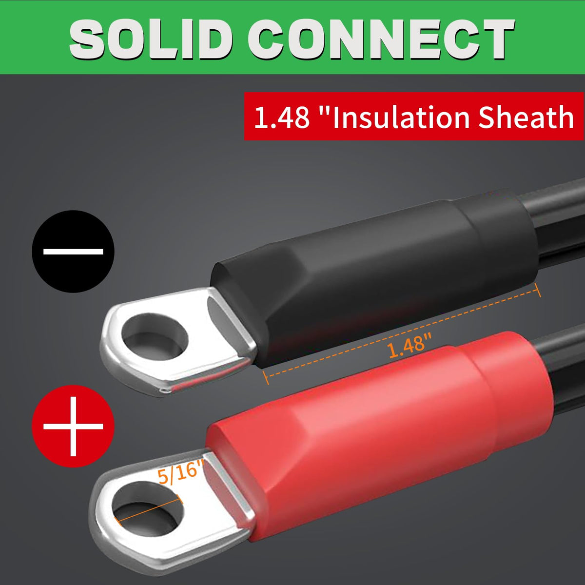 TOTITOM 4-gauge cables reduce resistance for better performance.