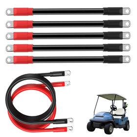 TOTITOM 4-gauge battery cables kit improves conductivity for longer golf cart life.