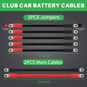 TOTITOM oil- and abrasion-resistant golf cart cables endure daily wear.