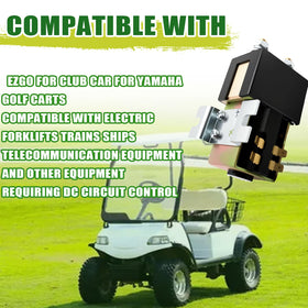 Totuhuid SW180B-108 48V solenoid top label shows compatibility and specs at a glance.