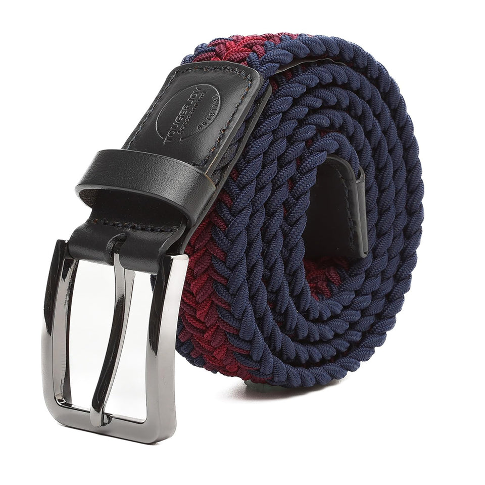 TOUGERJOY belt buckle closeup shows durable zinc hardware for everyday wear.