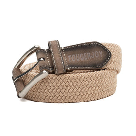 TOUGERJOY woven texture detail shows flexible elastic strap for comfortable fit.