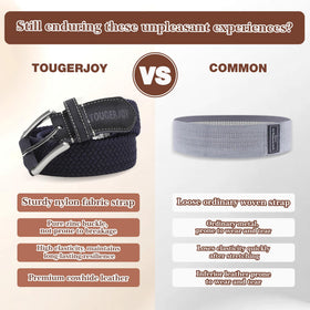 TOUGERJOY multiuse belt suitable for golf, hiking, and travel