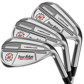 Tour Edge VibRCor 3 Gap Wedge face close-up showing control and spin