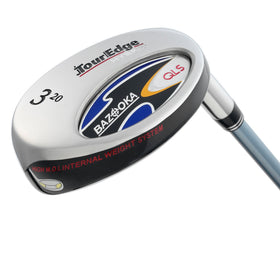 Tour Edge Ladies QLS Hybrid 22° graphite shaft for forgiving long shots.