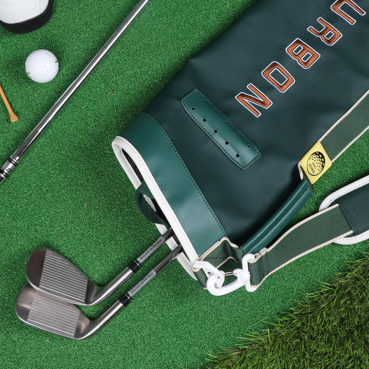 TOURBON compact design ideal for training or walking the course without full club sets.
