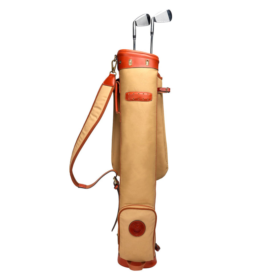 Tourbon course training bag with open base for easy club access