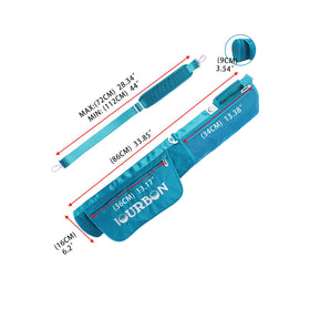 Dual carry handles on the TOURBON bag offer a secure, quick grip.