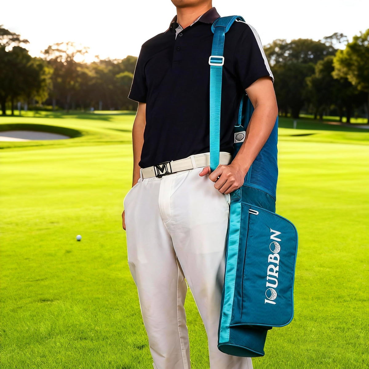 Lightweight materials help TOURBON bag stay travel-friendly and durable.