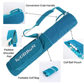 Adjustable shoulder strap on TOURBON bag enables comfortable, hands-free transport.