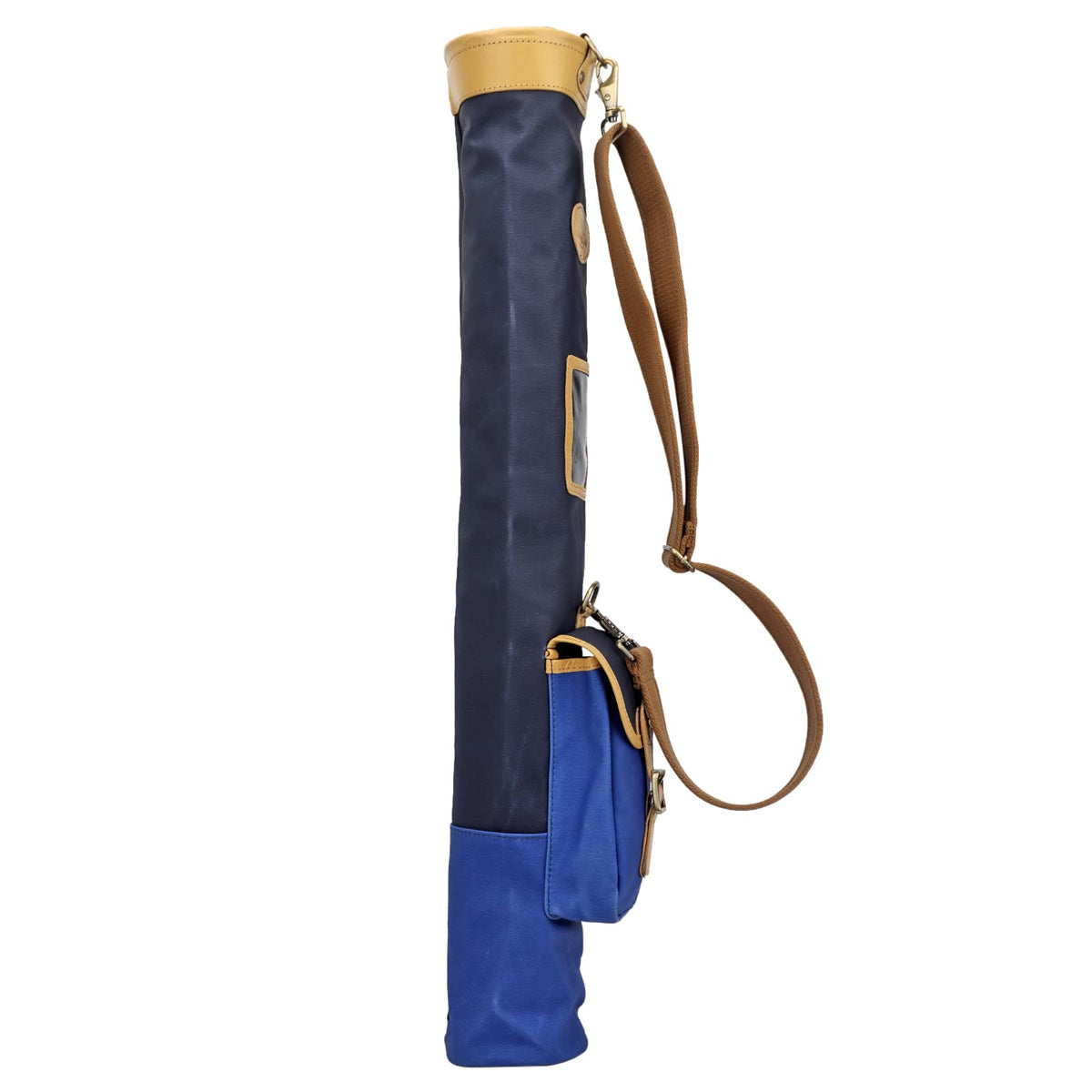 TOURBON front compartment with metal buckle secures small essentials