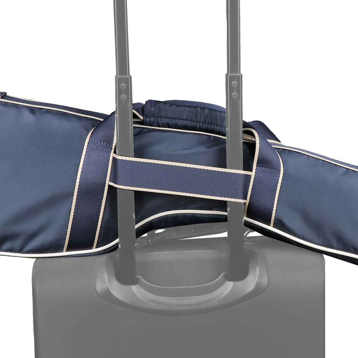 TOURBON bag luggage strap on back for easy travel with luggage