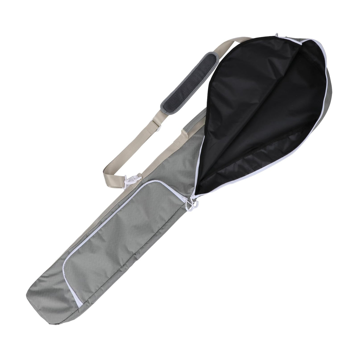 TOURBON Golf Bag Sunday Carry luggage-strap enables seamless transfer on travel.
