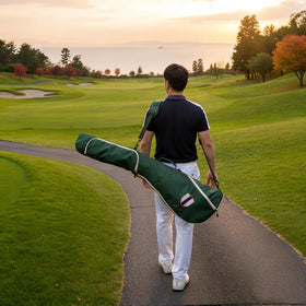 TOURBON Golf Bag Sunday Carry wear-resistant nylon ensures long-lasting use.