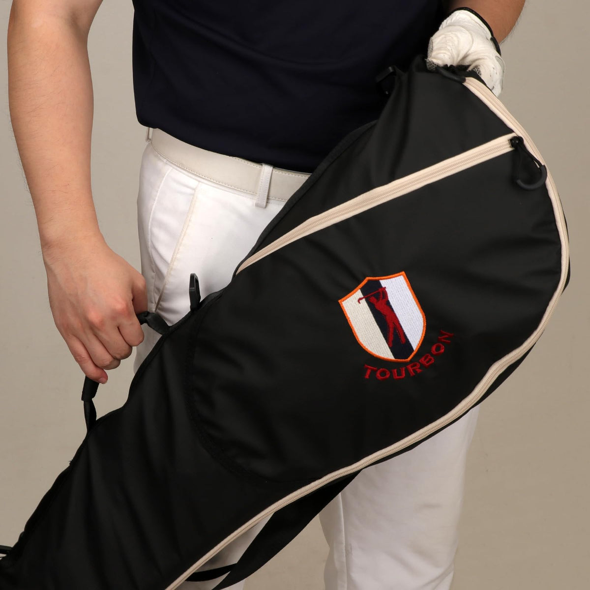TOURBON golf bag Sunday carry on travel luggage shows versatile transportation