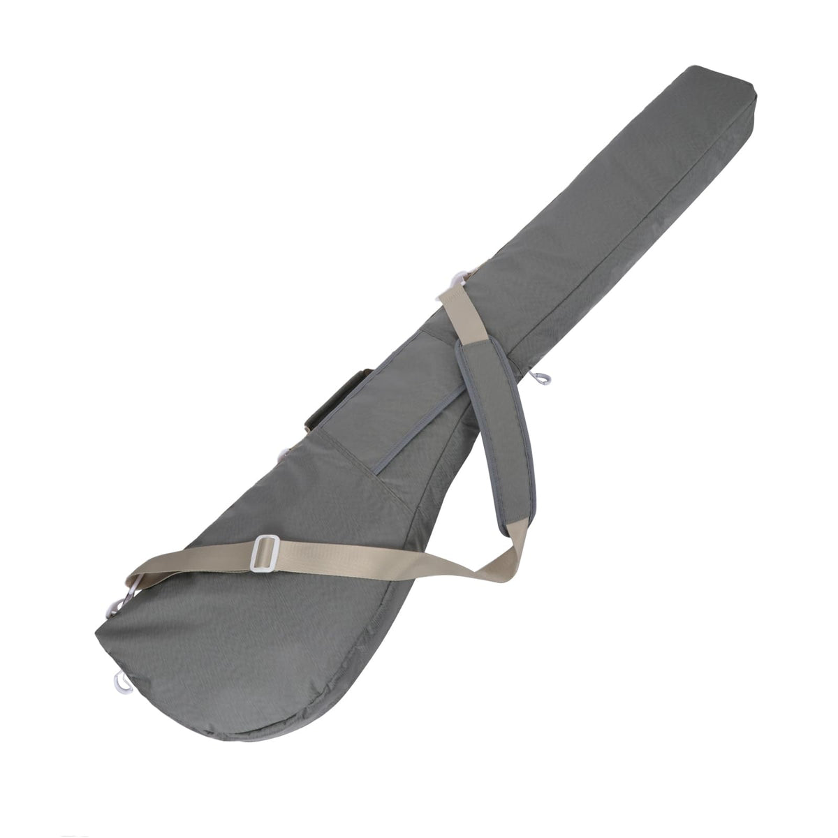 TOURBON Golf Bag Sunday Carry side pocket open demonstrates roomy storage for balls and tees.