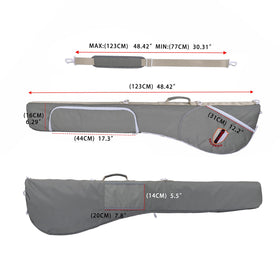 TOURBON Golf Bag Sunday Carry strap-and-handles show easy carrying and quick access.