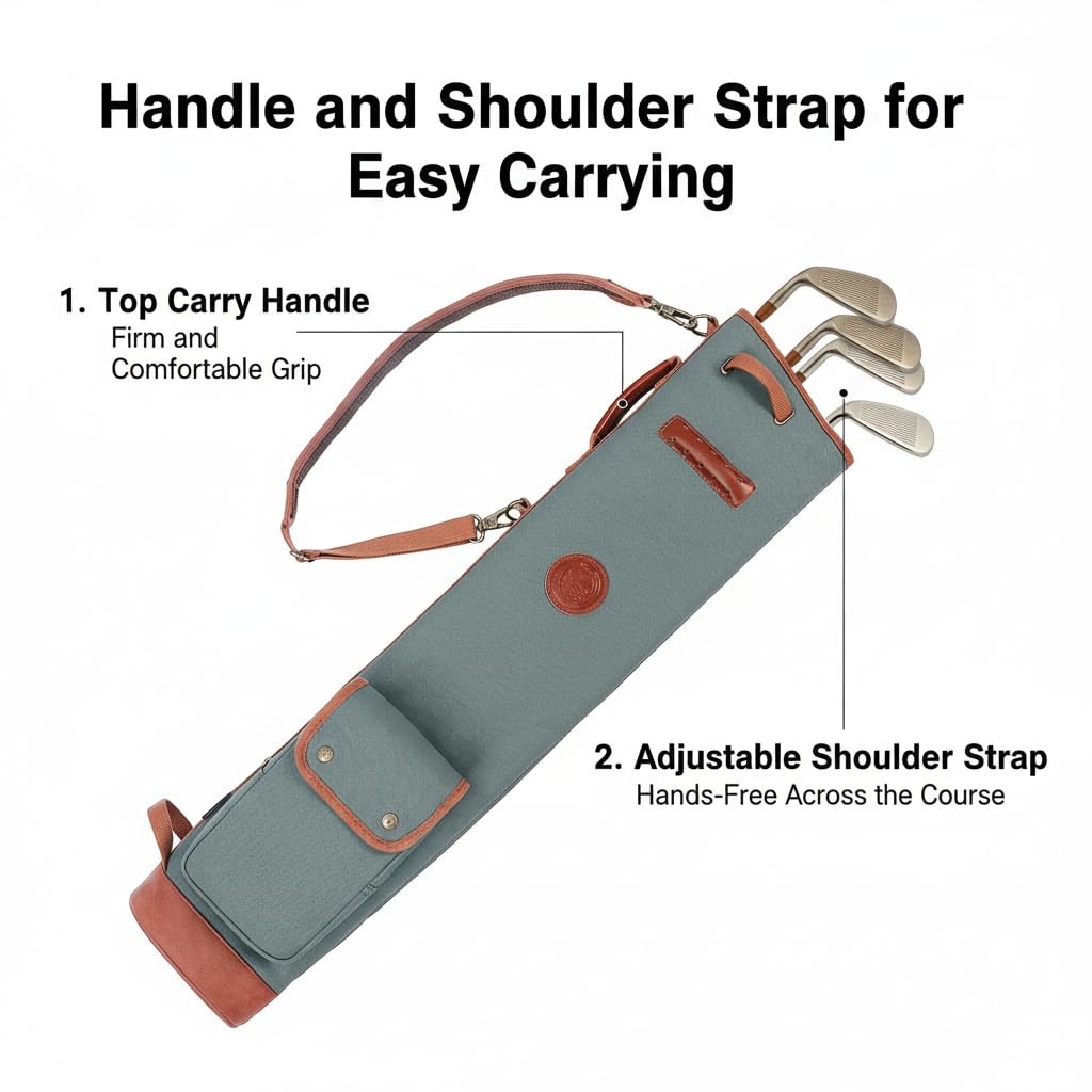 TOURBON top handle view emphasizing firm grip and comfortable carrying.
