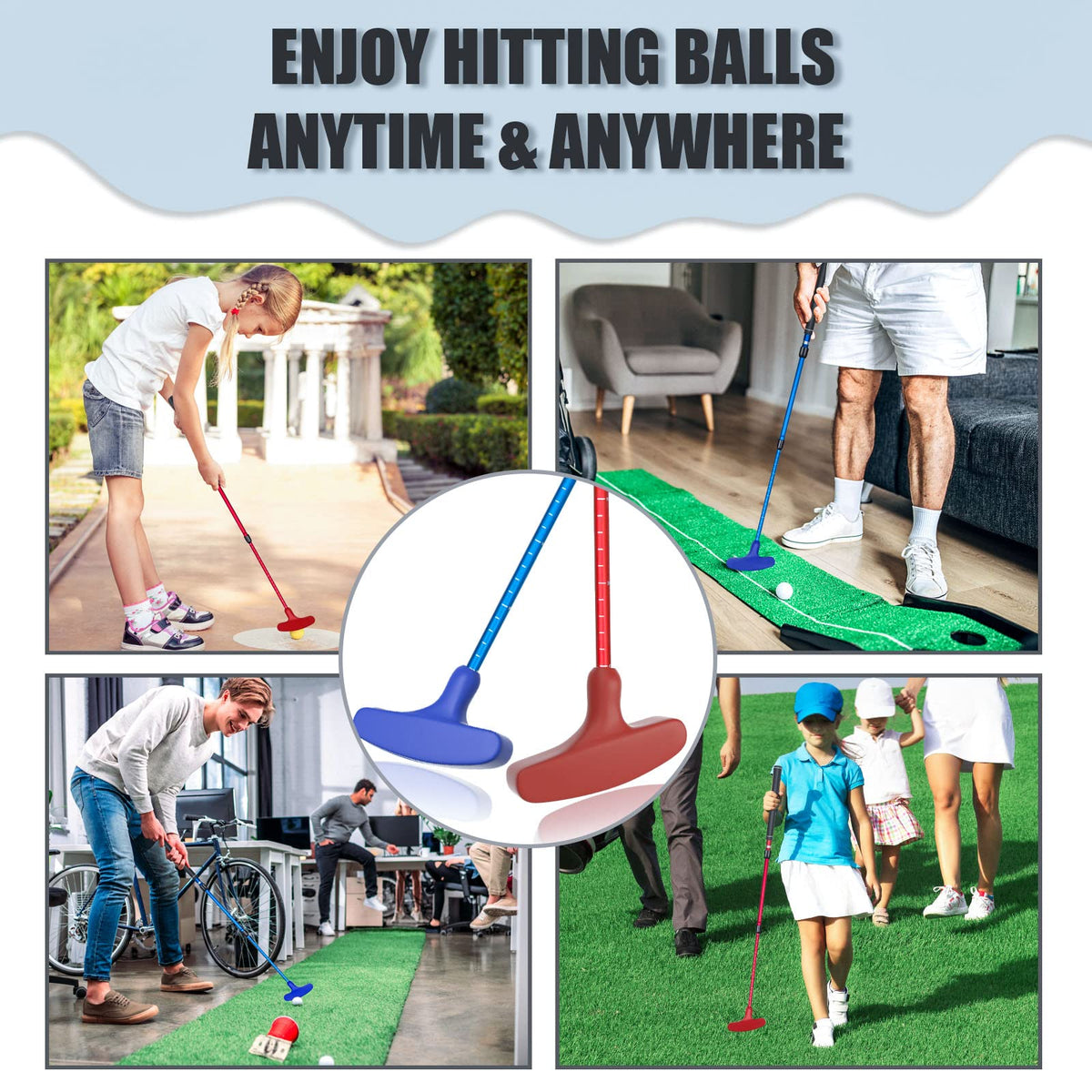 ToVii Golf Putter anti-slip grip ensures comfortable control in any condition