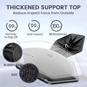 ToVii hexagon cover provides secure, screw-off top for reliable protection.